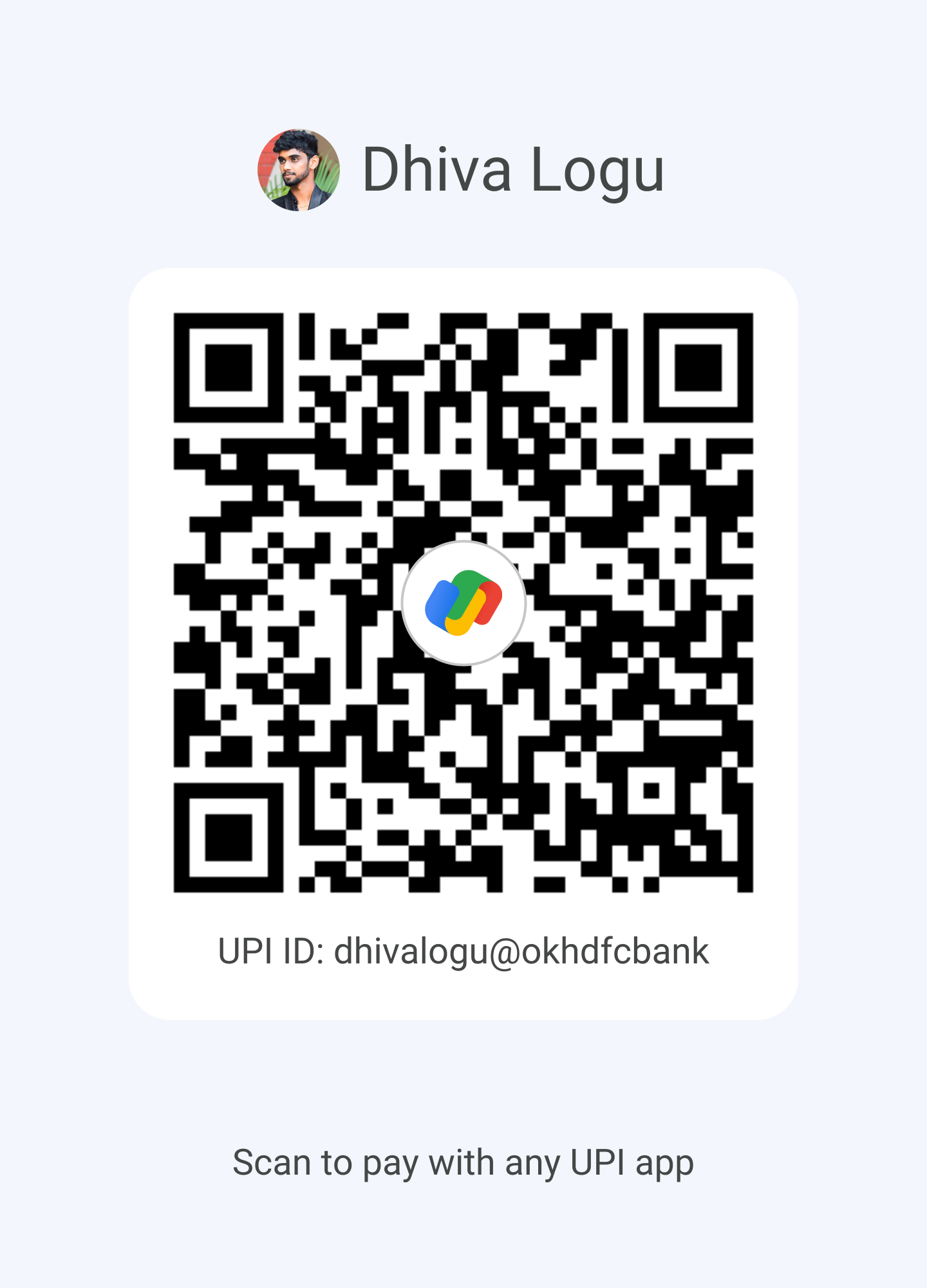 UPI QR Code for donations